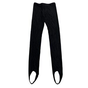 Selezza Stirrup Jersey Leggings in Black